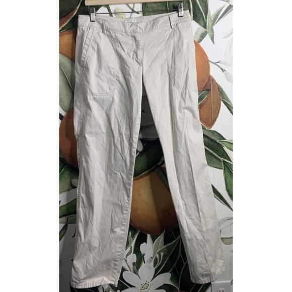 J. Jill Pants - J Jill Size 6 Missy Live in Chino Pants Cotton Blend Khaki Beige